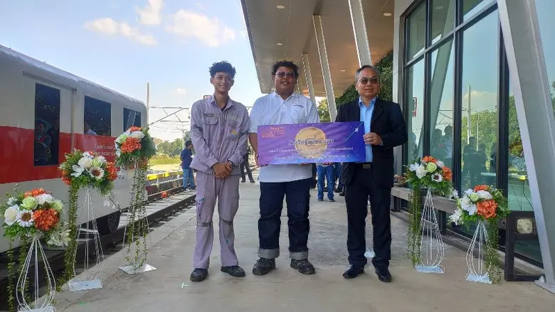 DEK วิศวกรรมระบบราง SPU เจ๋ง! คว้ารางวัลเหรียญทอง การแข่งขันทักษะการตรวจประเมินคุณภาพทางรถไฟ