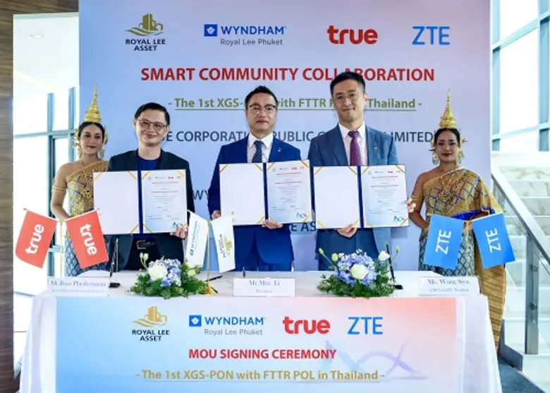 ZTE (ไทยแลนด์) จำกัด ร่วมกับ ทรู คอร์ปอเร...