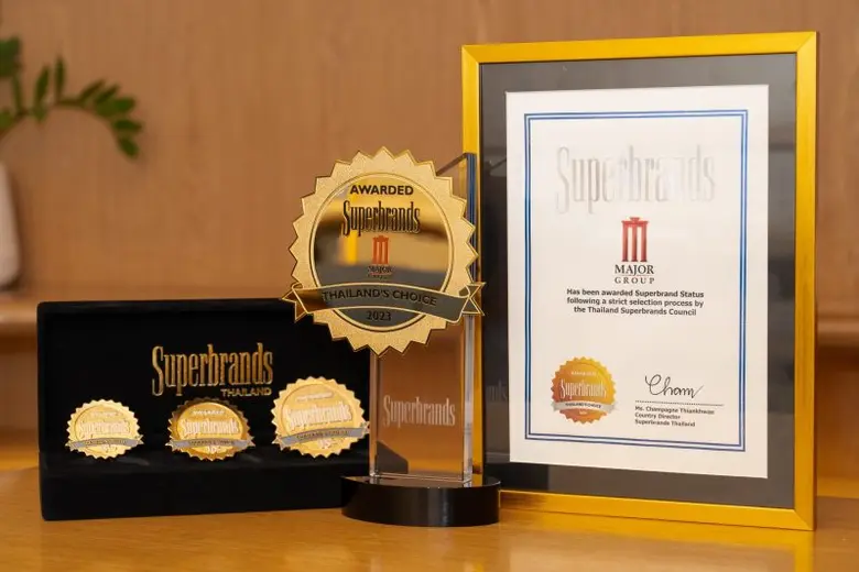 เมเจอร์ ซีนีเพล็กซ์ กรุ้ป คว้ารางวัลสุดยอดแบรนด์แห่งปี "Superbrands Thailand 2023"