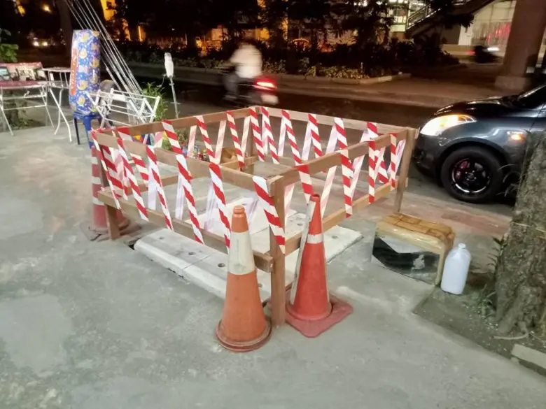 กทม.เร่งเปลี่ยนฝาท่อระบายน้ำในเขตบางกอกใหญ่