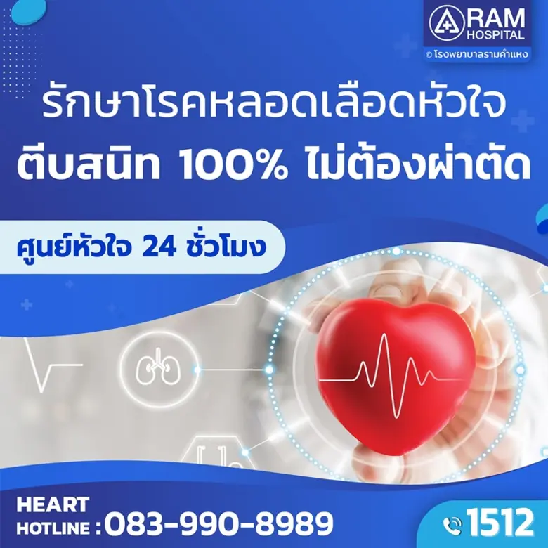รักษาโรคหลอดเลือดหัวใจตีบสนิท 100% โดยไม่...