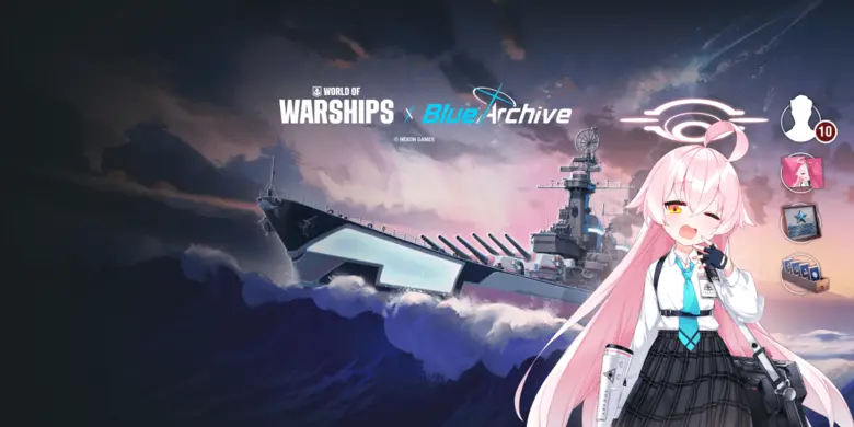Blue Archive ร่วมออกรบบน World of Warships แล้วเดือนสิงหาคมนี้