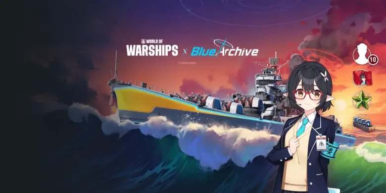 Blue Archive ร่วมออกรบบน World of Warships แล้วเดือนสิงหาคมนี้