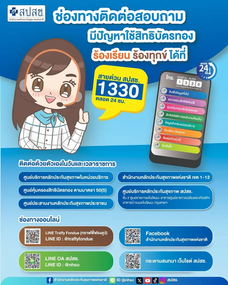 ข่าวดีคนกทม.สิทธิบัตรทอง สำนักงานหลักประก...