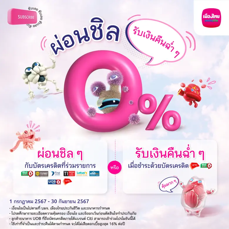 เมืองไทยประกันชีวิต ผนึกกำลังพันธมิตรบัตร...