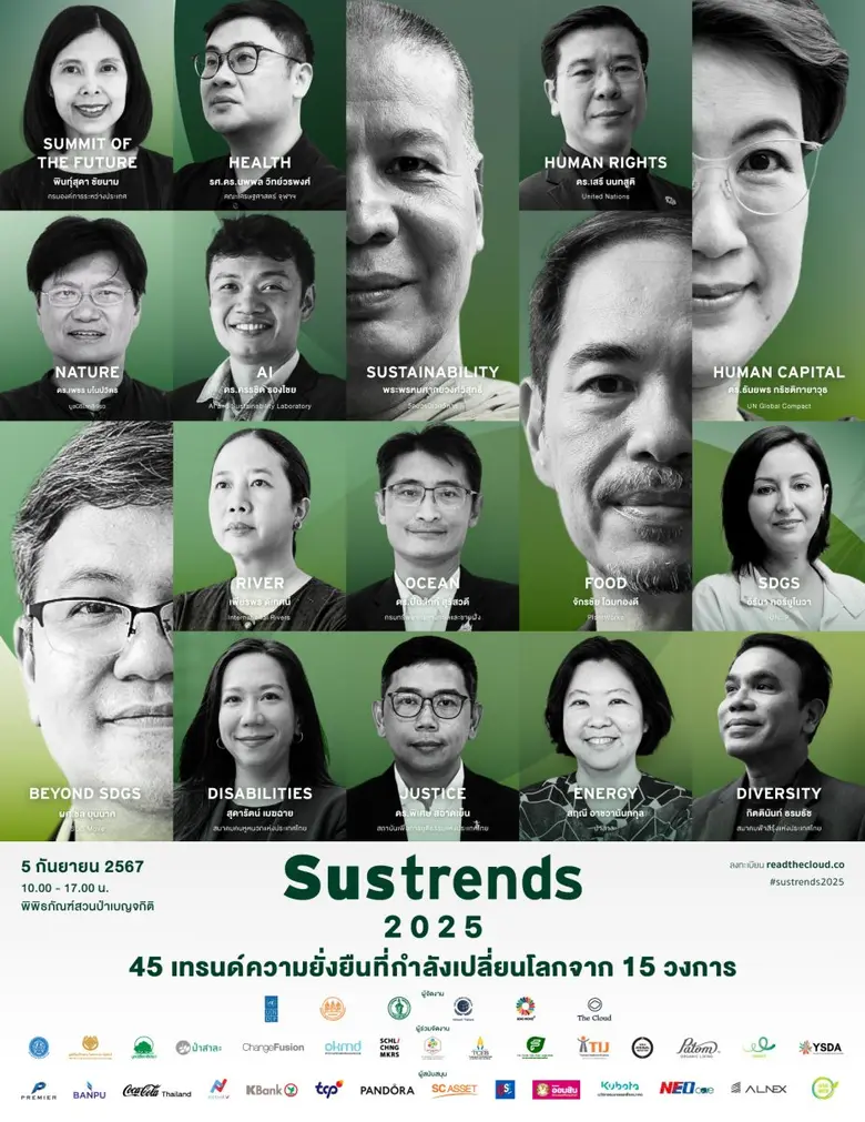 Sustrends 2025 งานสัมมนารวม 45 เทรนด์ความ...