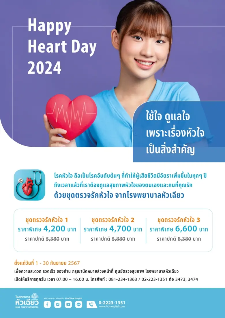 โรคหัวใจที่หลายคนคิดว่าไกลตัว แท้จริงแล้ว...