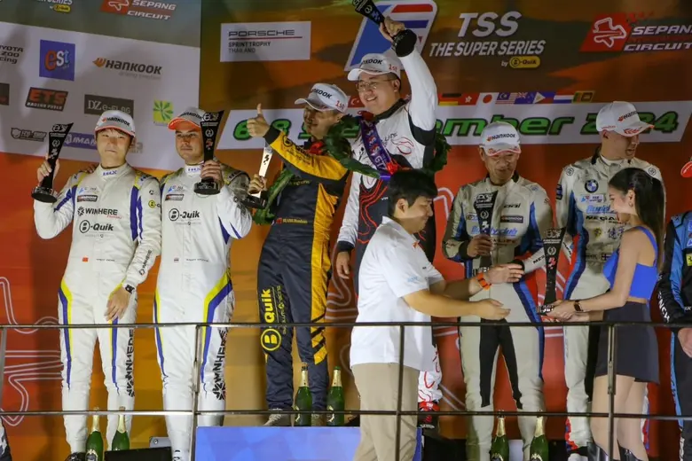 Thai racing driver Sandy Kraokaew Stuvik ...