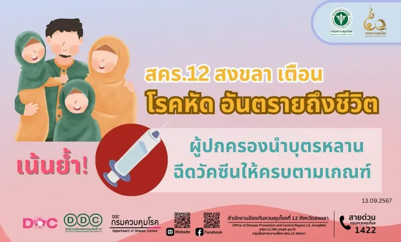 สำนักงานป้องกันควบคุมโรคที่ 12 จังหวัดสงข...