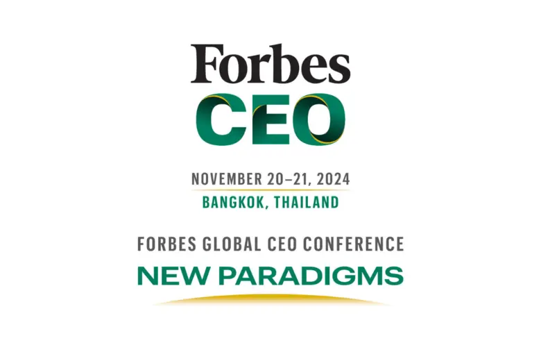 Forbes Media ได้ประกาศจัดการประชุม Forbes Global CE...