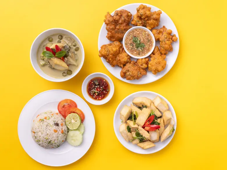 A variety of delectable Thai favourites m...