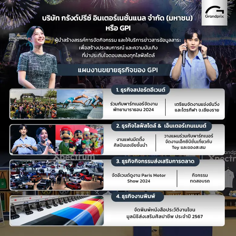 "บมจ.กรังด์ปรีซ์ อินเตอร์เนชั่นแนล" หรือ ...