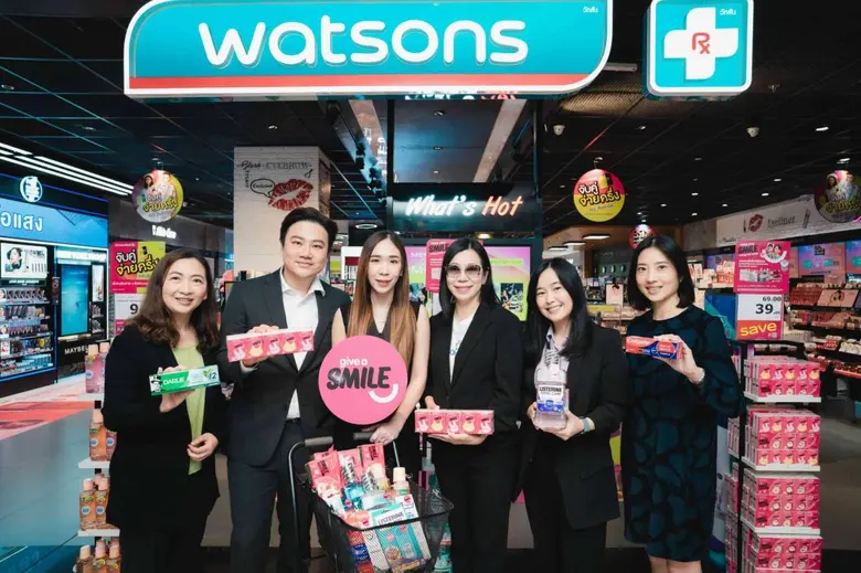 คณะผู้บริหาร วัตสันประเทศไทย และแบรนด์พันมิตรร่วมเฉ...