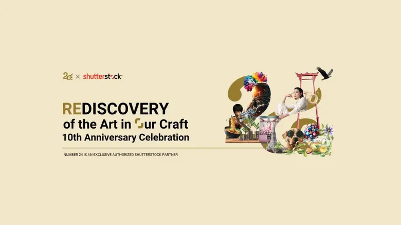 "Number24 x Shutterstock" ฉลองครบรอบ 10 ป...