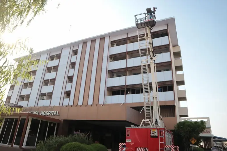 รพ.เอกชล ได้ซ้อมเหตุฉุกเฉินเพื่อเตรียมความพร้อมการร...