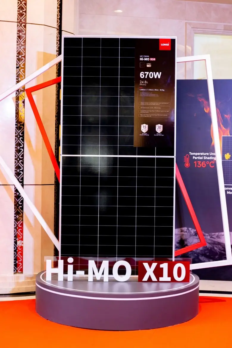LONGi ยกระดับพัฒนาเทคโนโลยีล้ำสมัยระดับโลกครั้งสำคัญ เปิดตัว "LONGi Hi-MO X10 ปลดปล่อยอนาคตไร้ขีดจำกัด"