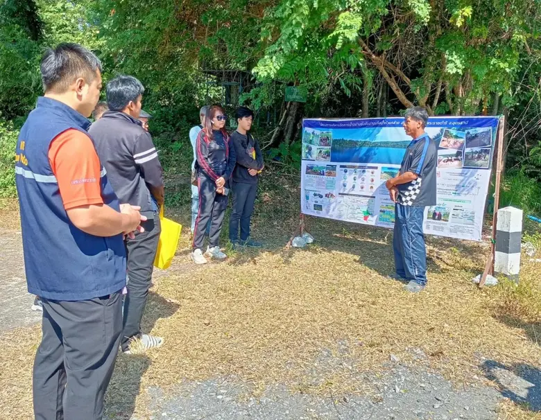 คณะจากสำนักงานส่งเสริมการเรียนรู้ประจำจัง...