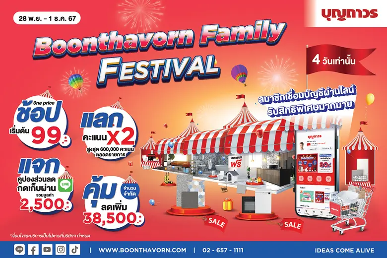 บุญถาวร ชวน ช้อป แลก แจก คุ้ม ส่งท้ายปี ใ...