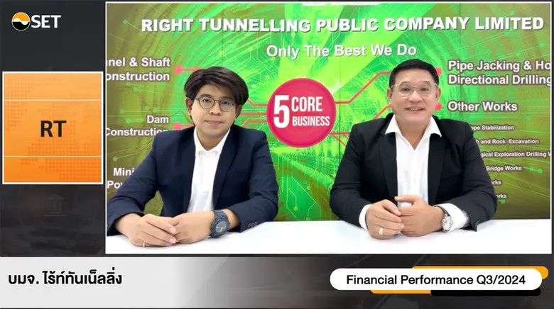 นายไชยา วงศ์ลาภพานิช (ขวา) กรรมการผู้จัดก...