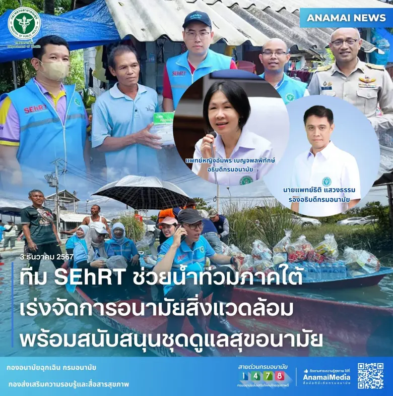 กรมอนามัย กระทรวงสาธารณสุข ระดมทีม SEhRT ...
