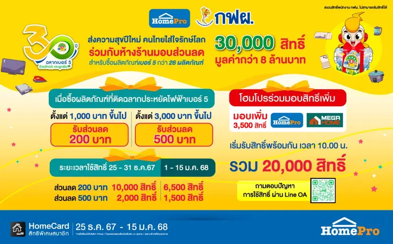 โฮมโปร จับมือ การไฟฟ้าฝ่ายผลิตแห่งประเทศไ...