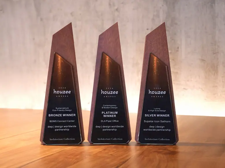 dwp ประกาศความสำเร็จจากสามโครงการที่คว้ารางวัลในงาน Houzee Awards 2024