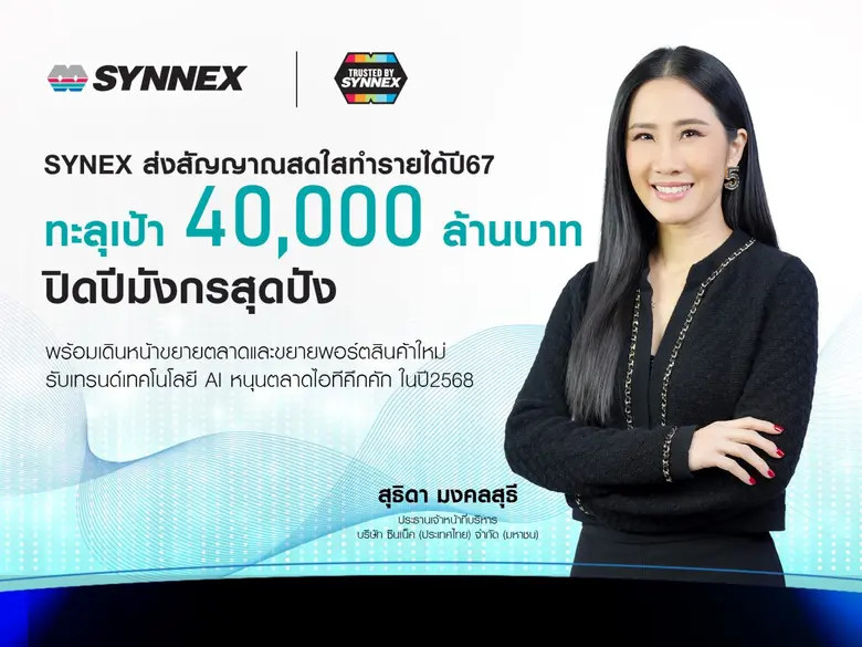 บมจ.ซินเน็ค (ประเทศไทย) หรือ SYNEX เตรียม...