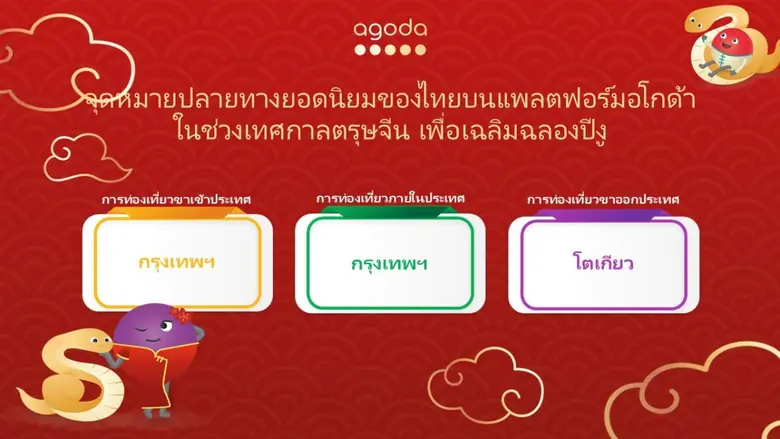 เทศกาลตรุษจีนกำลังใกล้เข้ามา อโกด้า แพลตฟ...