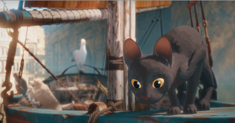 ทาสแมวเตรียมตัว " FLOW " แอนิเมชั่นยอดเยี่ยมรางวัลลูกโลกทองคำ