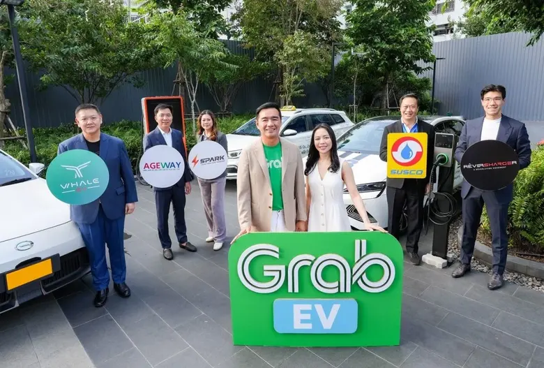 แกร็บ ประเทศไทย รุดหน้าโครงการ Grab EV เผ...