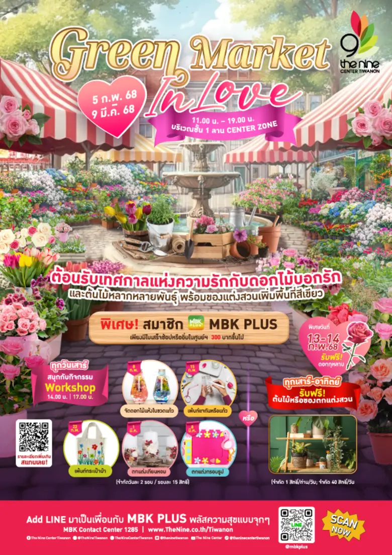 เดอะไนน์ เซ็นเตอร์ ติวานนท์ ศูนย์การค้าใน...