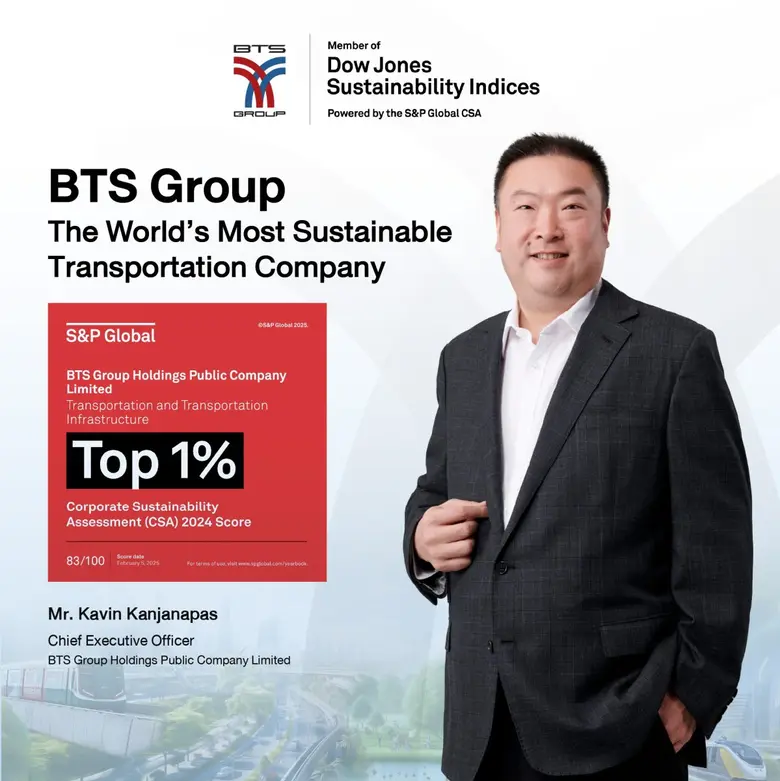 BTS Group Holdings PCL was awarded the "T...
