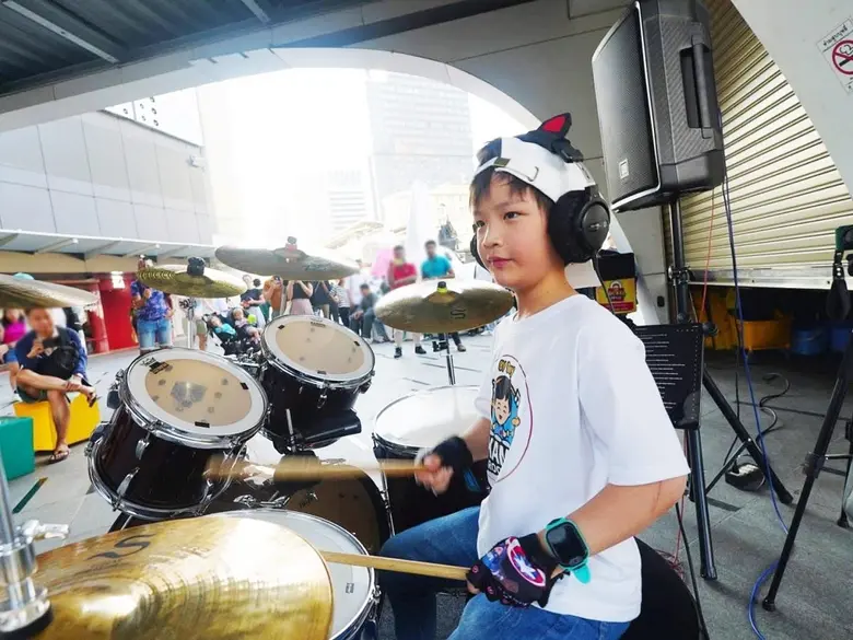 Kan Grooves จิ๋วแต่แจ๋ว เดี่ยวกลองสุดมันส...