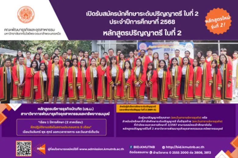 คณะพัฒนาธุรกิจและอุตสาหกรรม สาขาวิชาการพั...