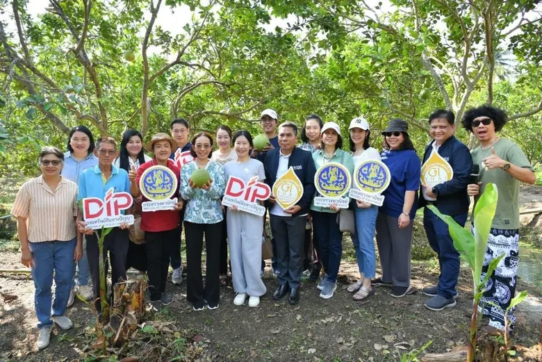 "นุสรา" นำทีมลงพื้นที่แหล่งผลิตสินค้า GI สมุทรสงครามเดินหน้ายกระดับสินค้า GI ปลาทูแม่กลอง ส้มโอขาวใหญ่สมุทรสงคราม สู่ตลาดพรีเมี่ยม