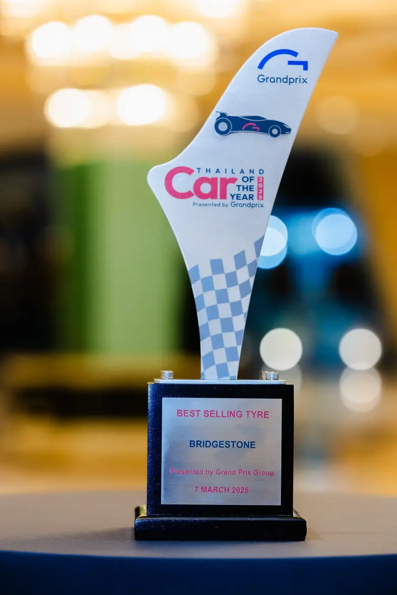 Bridgestone Wins Honorary "BEST SELLING TYRE Award by Grand Prix" for 27 Consecutive Years in "CAR & BIKE OF THE YEAR 2025", Maintaining Leadership in Thailand's Automotive Tyre Industry