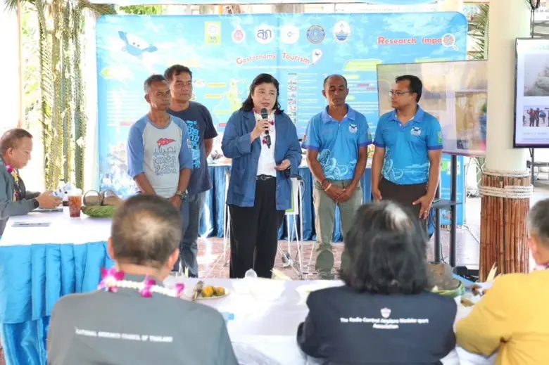 วช. สนับสนุนธนาคารปูม้าเพื่อความยั่งยืนในพื้นที่ชายฝั่ง ภายใต้ โครงการขยายผลธนาคารปูม้าเพื่อ "คืนปูม้าสู่ทะเลไทย" ณ พื้นที่อำเภอเกาะสมุย จ.สุราษฎร์ธานี