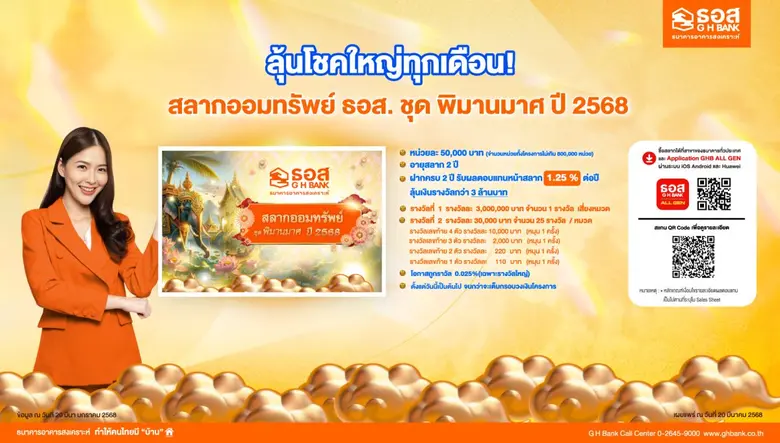 ธนาคารอาคารสงเคราะห์ (ธอส.) ส่งเสริมให้คน...