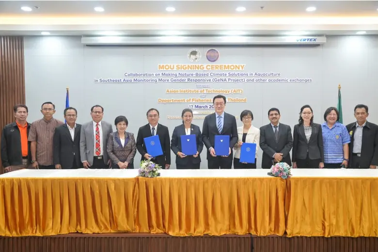 AIT จับมือ กรมประมง วิจัยและพัฒนาการเพาะเลี้ยงสัตว์น้ำควบคู่กับการอนุรักษ์สิ่งแวดล้อมอย่างยั่งยืน