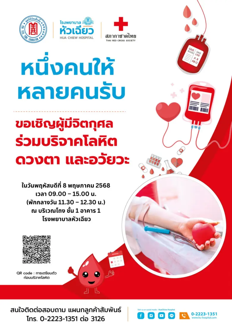 เนื่องในโอกาสครบรอบ 87 ปี โรงพยาบาลหัวเฉี...