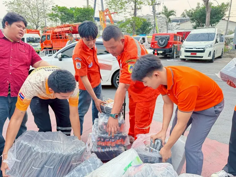 ถุงขยะ HERO ลงพื้นที่ช่วยเหลือประชาชนที่ได้รับผลกระทบจากเหตุแผ่นดินไหว