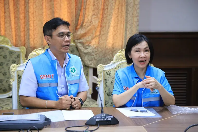 กรมอนามัย มอบหน้ากากป้องกันฝุ่น สนับสนุนทีมช่วยเหลือ ตึกถล่ม