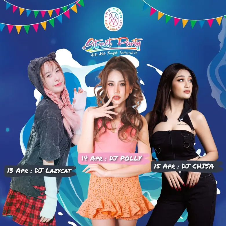 Celebrate Songkran! Get Ready for The Ultimate Fun at The Mesh Street Party! The Hottest Water Festival Party in the Heart of city at The Mesh Bangkok Sukhumvit 22!