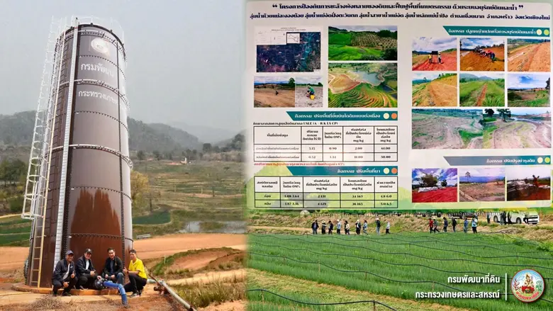 กรมพัฒนาที่ดิน ชูเมืองพร้าวเชียงใหม่โมเดล แก้ปัญหา "ชะล้างพังทลายของดินด้วยระบบอนุรักษ์ดินและน้ำ" ต้นแบบการพัฒนาที่ดินและน้ำอย่างยั่งยืน