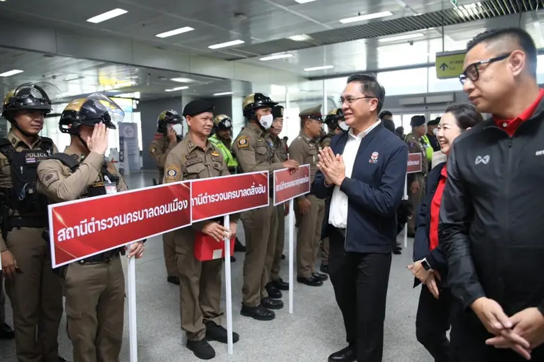 สายสีแดง เพิ่มมาตรการรักษาความปลอดภัย และอำนวยความสะดวกผู้ใช้บริการ ในช่วงเทศกาลสงกรานต์