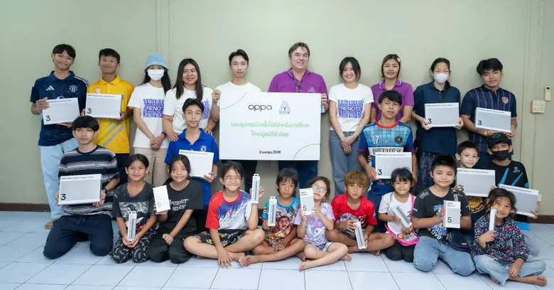 ออปโป้ ประเทศไทย ร่วมสนับสนุนกิจกรรมเพื่อ...